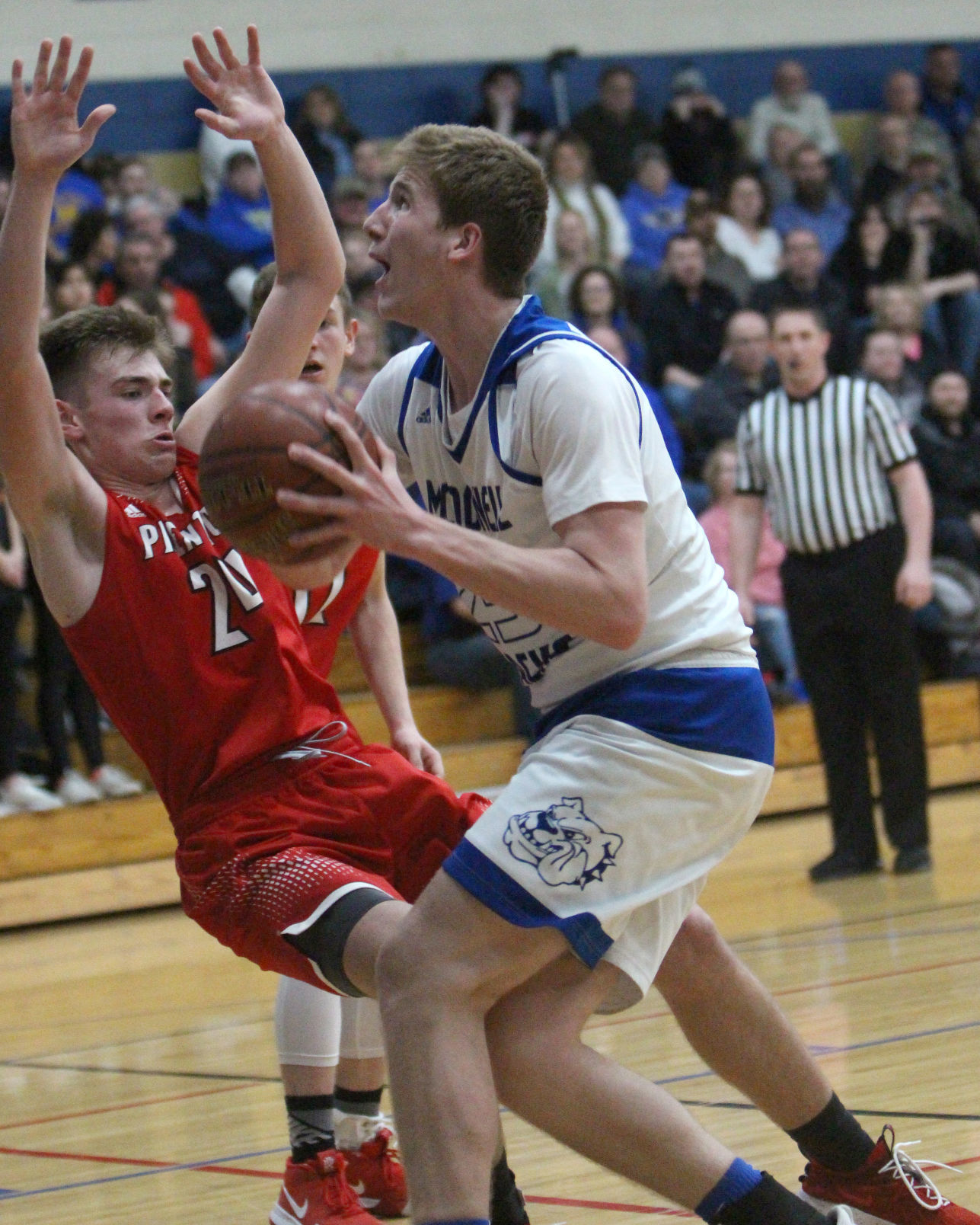 Prentice at McDonell boys basketball 3-2-19